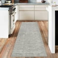 thumbnail image 1 of Area Rug 2'x6' Runner Rug Living Room Rugs Modern Stripe Style Low Pile Carpets for Bedroom Entryway Office Dining Table Grey, 1 of 7