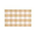 thumbnail image 1 of Area Rug, 28"x43" Pink and White Checkered Rug Plaid Outdoor Rugs, Soft Machine Washable Cotton Woven Welcome Mat Area Rugs for Home Decor, Bedroom, Doormat, Balcony, Porch, Patio, 1 of 6