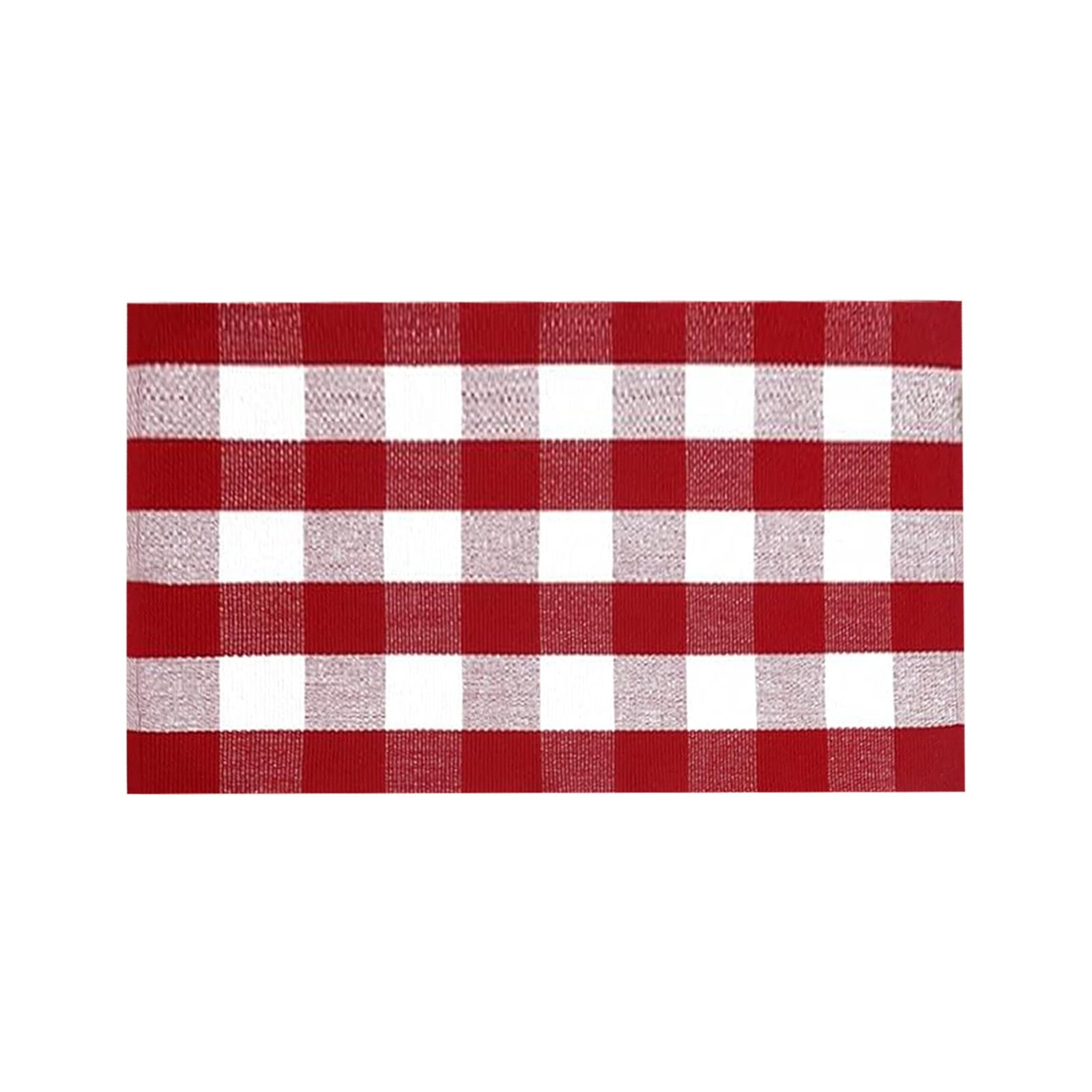 Area Rug, 28"x43" Pink and White Checkered Rug Plaid Outdoor Rugs, Soft Machine Washable Cotton Woven Welcome Mat Area Rugs for Home Decor, Bedroom, Doormat, Balcony, Porch, Patio