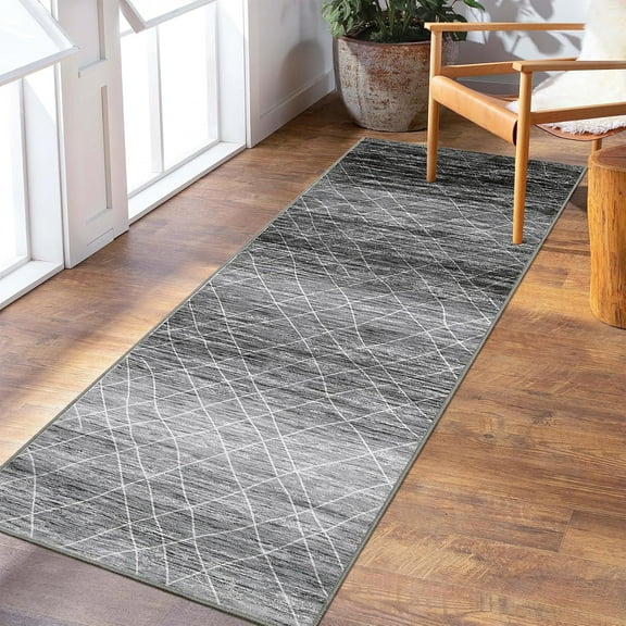 Area Rug, 2ft*6ft/5ft*7ft/8ft*10ft/9ft*12ft Washable Rug Soft Non-Slip Non-Shedding Faux Wool Modern Rug for Living Room, Bedroom Rug, Farmhouse, Dining Room, Indoor, Playroom