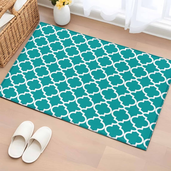 Area Rug 2x3ft, Abstract Morocco Pattern Washable Rugs for Living Room ...