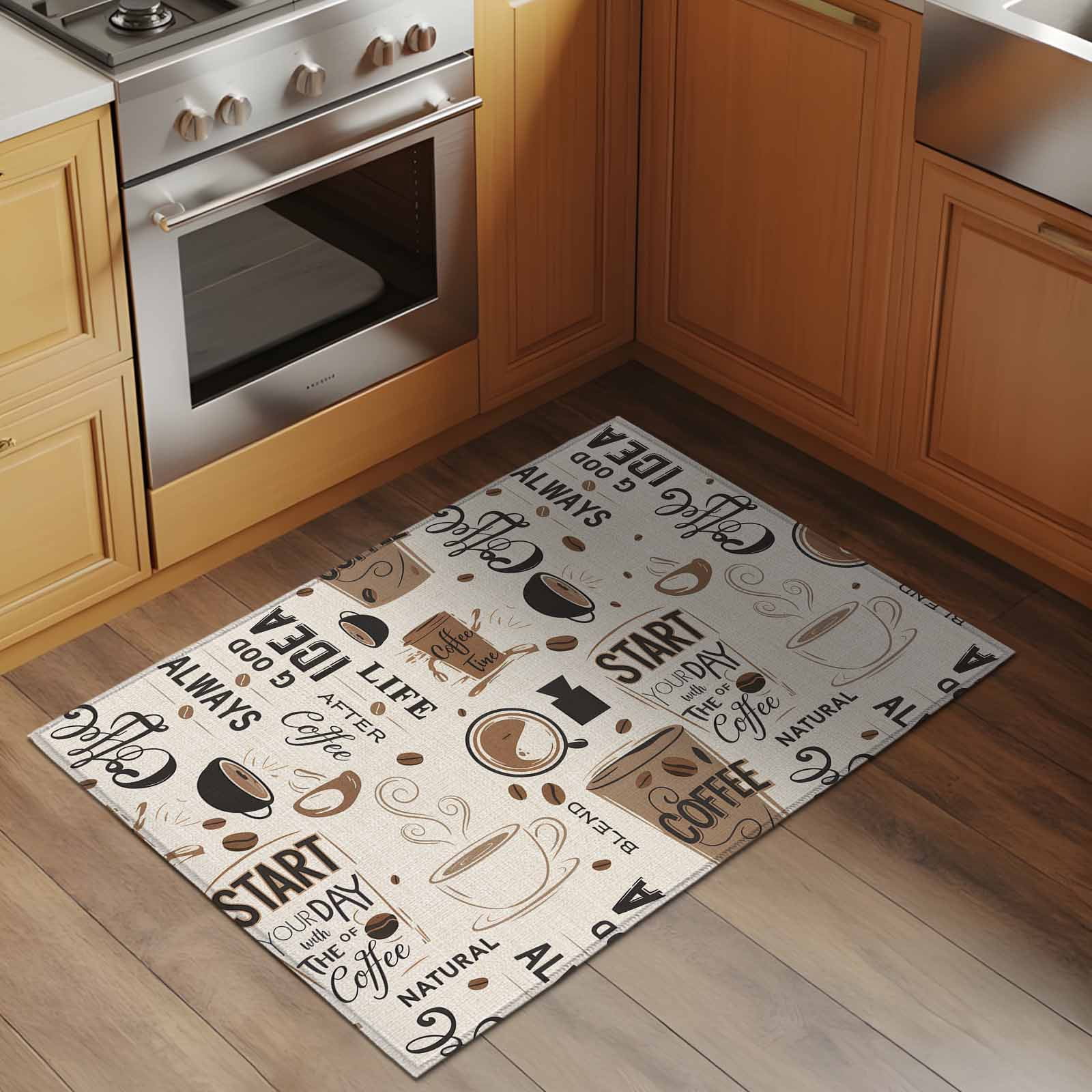 Area Rug 2x3ft Coffee Beans Lover Washable Area Rugs for Living Room ...