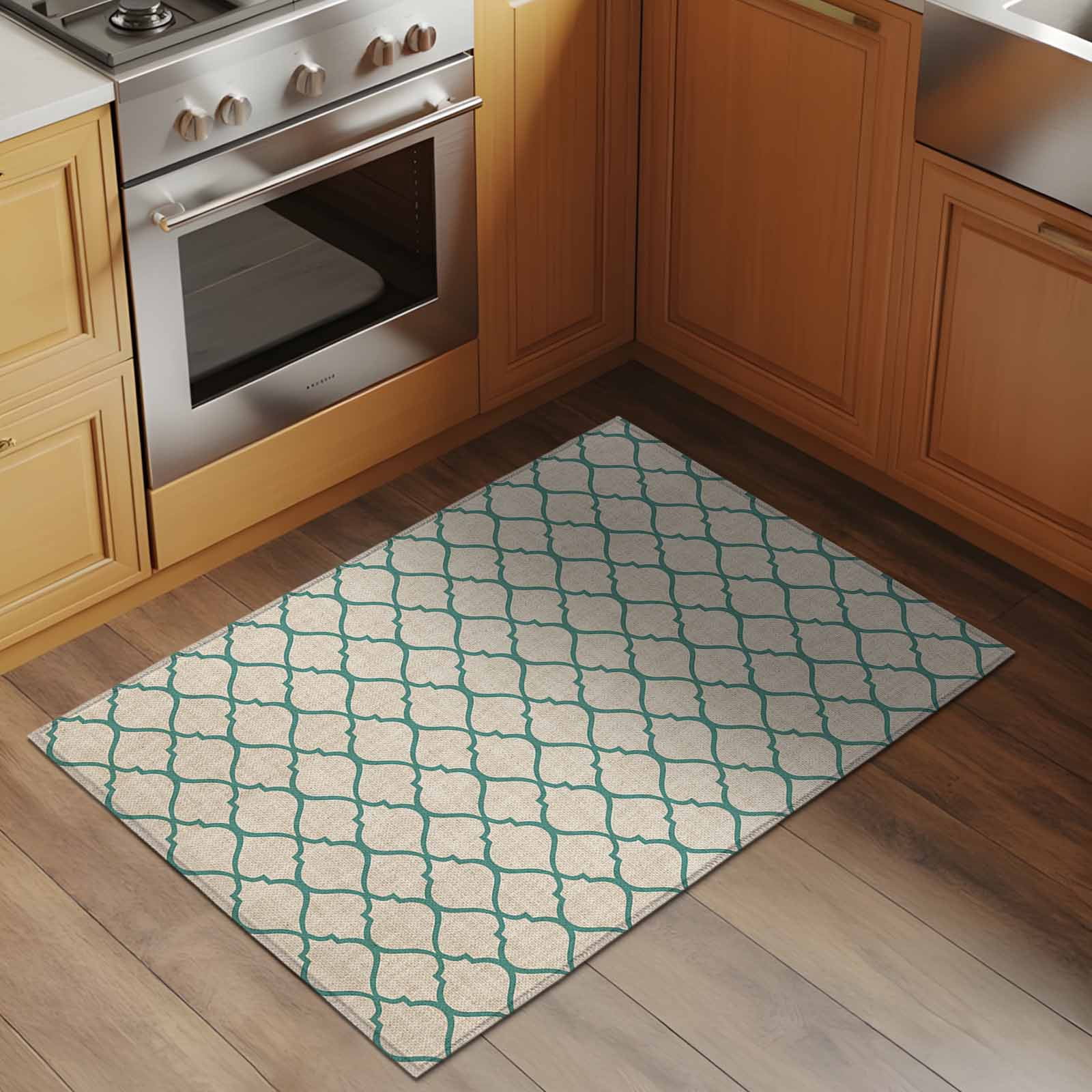 Area Rug 2x3ft Moroccan Pattern Washable Area Rugs for Living Room ...