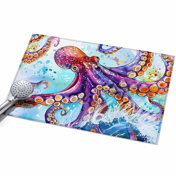 Area Rug 2x3ft Octopus Tentacles Washable Area Rugs for Living Room Sea Ocean Animal Underwater Marine Life Non Slip Floor Carpet Mat for Kitchen Entryway Bathroom Office Home Decor