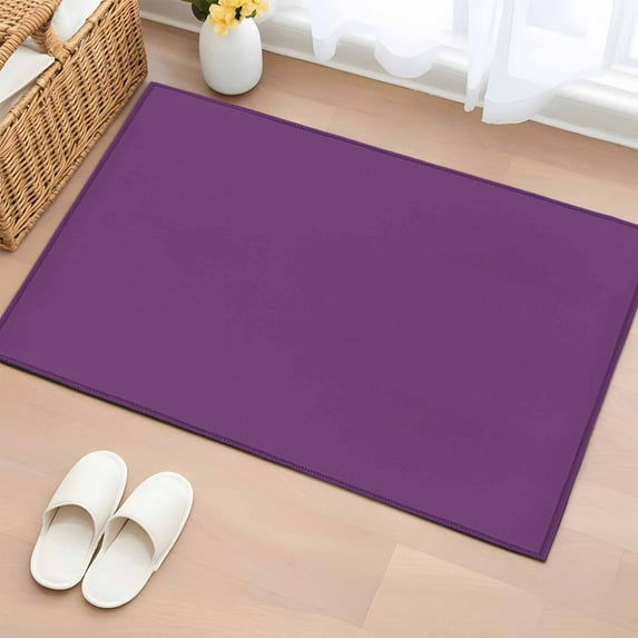 Area Rug 2x3ft Purple Carpets Indoor Floor Area Mat Doormat Entrance ...