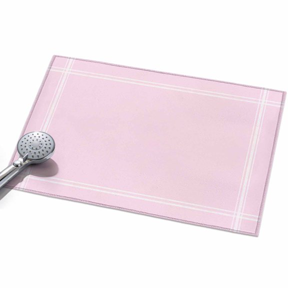 Area Rug 2x3ft Solid Color Washable Area Rugs for Living Room Pink Non Slip Floor Carpet Mat for Kitchen Entryway Bathroom Office Home Decor