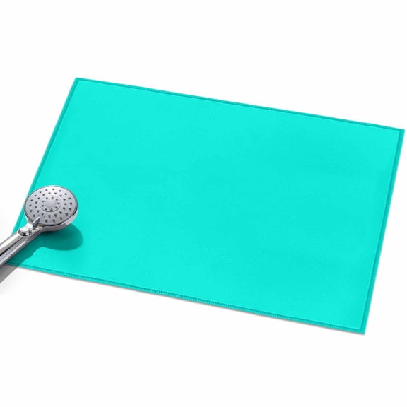 Area Rug 2x3ft Teal Green Pattern Washable Area Rugs for Living Room Pure Colour Non Slip Floor Carpet Mat for Kitchen Entryway Bathroom Office Home Decor