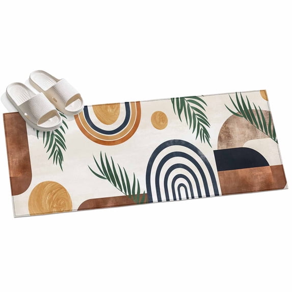 Area Rug 2x6ft Bohemian Plant Modern Art Area Rugs for Kitchen Runner ...