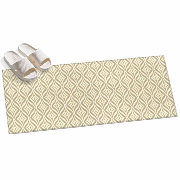 Area Rug 2x6ft Geometric Modern Area Rugs for Kitchen Runner Rug Vintage Abstract Non Slip Floor Carpet Mat for Kitchen Entryway Bathroom Office Home Decor