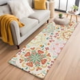 Area Rug 2x6ft Turkey Floral Pattern Area Rugs Washable Low Pile Floor ...