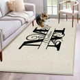 thumbnail image 1 of Area Rug 3'x5', Letter M Non-slip Runner Rug Carpet for Bedside, Monogram Words Washable Outdoor Indoor Area Rugs Mat for Entryway/Living Room/Bedroom/Kitchen/Office, 1 of 9