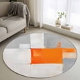 Area Rug 36in, Abstract Geometric Color Block Floor Carpet Living Room ...