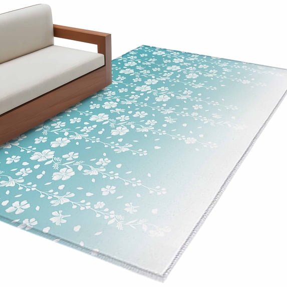 Area Rug 3x5 FT, Non Slip Entryway Bedside Carpet, Washable Soft Floor Carpet Indoor Mat Non-Shedding Throw Rug for Dorm Kitchen Home Office