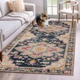 thumbnail image 1 of Area Rug 3x5 Ft, Vintage Boho Non Slip Area Rugs for Bedroom, Middle Century Western Geometric Abstract Art Washable Low Pile Accent Carpet for Indoor Kitchen Nursery Dining Room Office Front Door, 1 of 9