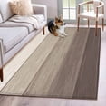 thumbnail image 1 of Area Rug 4'x6', Brown Beige Ombre Non-slip Runner Rug Carpet for Bedside, Farmhouse Vintage Wooden Striped Washable Outdoor Indoor Area Rugs Mat for Entryway/Living Room/Bedroom/Kitchen/Office, 1 of 9