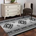 thumbnail image 1 of Area Rug 48×72in, Aztec Retro Ethnic Style Floor Carpet Living Room Rug, Boho Country Farmhouse Non-Slip Welcome Mat Indoor Rugs for Bedroom Dining Room, 1 of 9