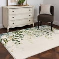 thumbnail image 1 of Area Rug 48×72in, Sage Green Eucalyptus Berry Floor Carpet Living Room Rug, Country Foliage Retro Linen Non-Slip Welcome Mat Indoor Rugs for Bedroom Dining Room, 1 of 9