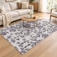 Area Rug 4x6ft, Spring Flowers Low Pile Washable Rugs for Entryway ...