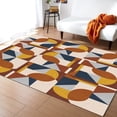 thumbnail image 1 of Area Rug 5'x8' Art Decor Mid-Century Modern Abstract Geometric Multi Color Washable Area Rugs Non Shedding Floor Carpet Rubber Backing Non-Slip Indoor Mats for Living Room Bedroom Kitchen, 1 of 8