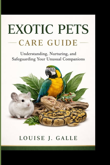 Exotic Pets Care Guide: Understanding, Nurturing, and Safeguarding Your Unusual Companions, (Paperback)