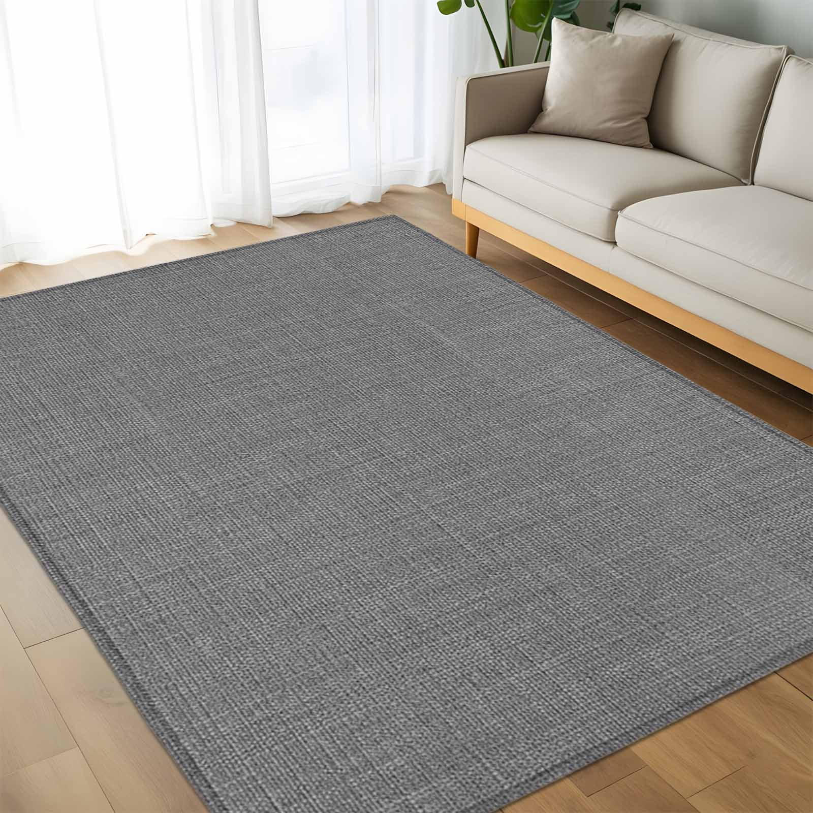 Solid Gray Area Rug