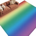thumbnail image 1 of Area Rug 60×96in, Multicolor Rainbow Abstract Colored Gradient Floor Carpet Living Room Rug, Ombre Art Non-Slip Welcome Mat Indoor Rugs for Bedroom Dining Room, 1 of 9