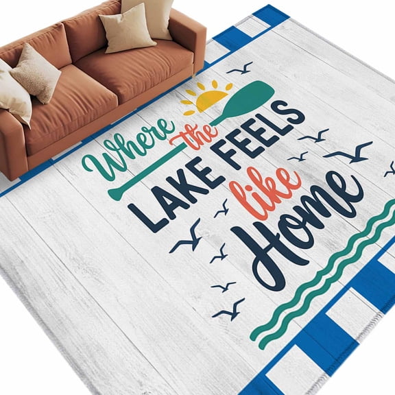 Lake Theme Rug Lake Carpet