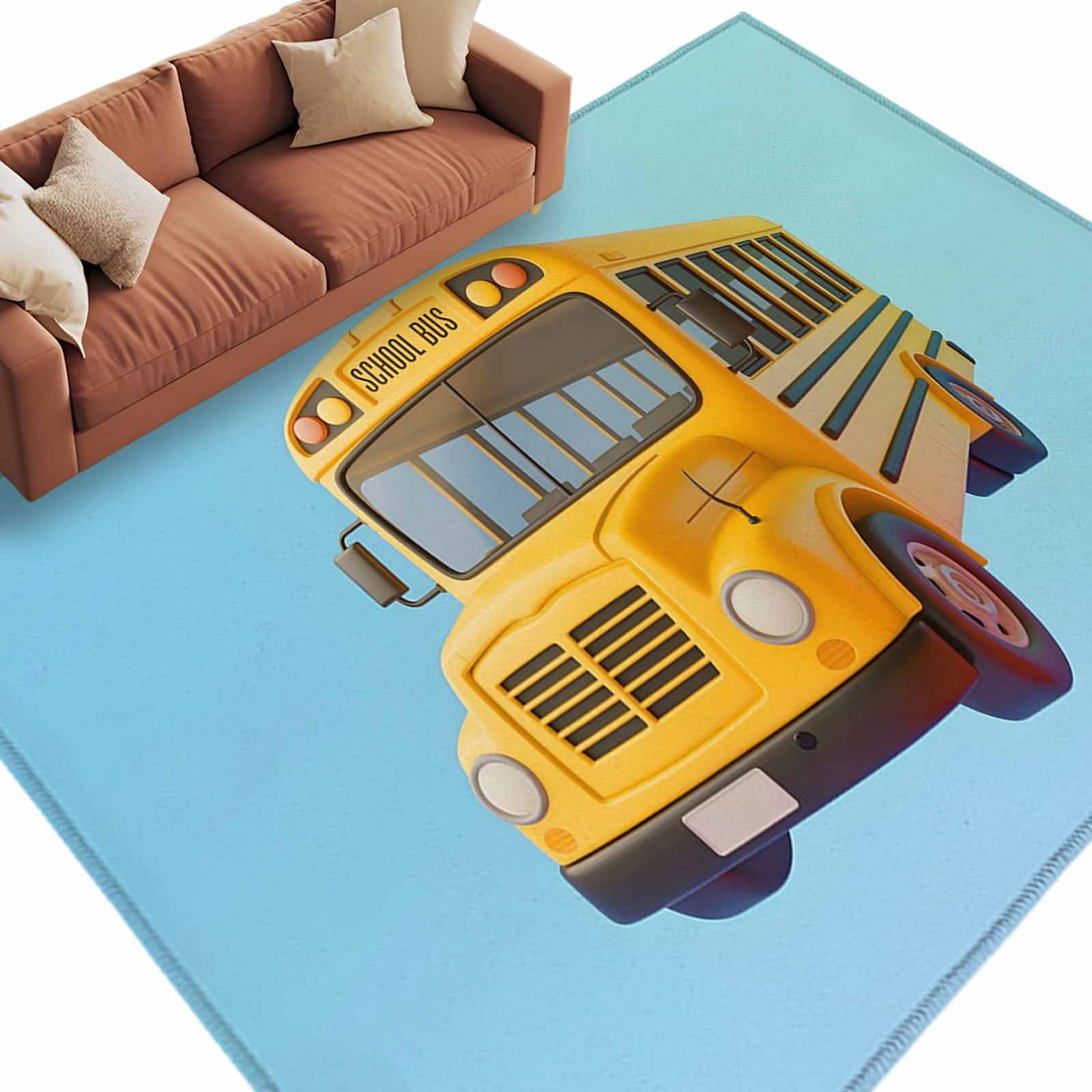 Area Rug 72×108in, Back-to-school Season Floor Carpet Living Room Rug ...