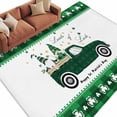 thumbnail image 1 of Area Rug 72×108in, Rustic Dwarf Green Checkered Floor Carpet Living Room Rug, St. Patrick's Day Three Leaf Non-Slip Welcome Mat Indoor Rugs for Bedroom Dining Room, 1 of 9