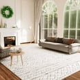thumbnail image 1 of Area Rug - 8*10 Ultra-Thin Washable Rug, Moroccan Living Room Rug, Boho Rug Geometric, Non-Slip Non-Shedding Carpet for Kitchen Bedroom.RED, 1 of 6