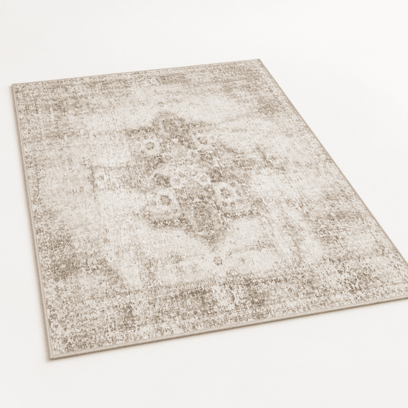 Area Rug 9x12 Washable Vintboho Medallion Rugs Non-slip Soft Low Pile ...