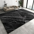 thumbnail image 1 of Area Rug Black Marble Texture Bedroom Rug White Crack Art Classroom Rug Easy Clean Rug, Soft Non-Skid Carpet Throw Rugs For Kids Teen Girls Boys Living Room Bathroom Office 3x4ft, 1 of 6