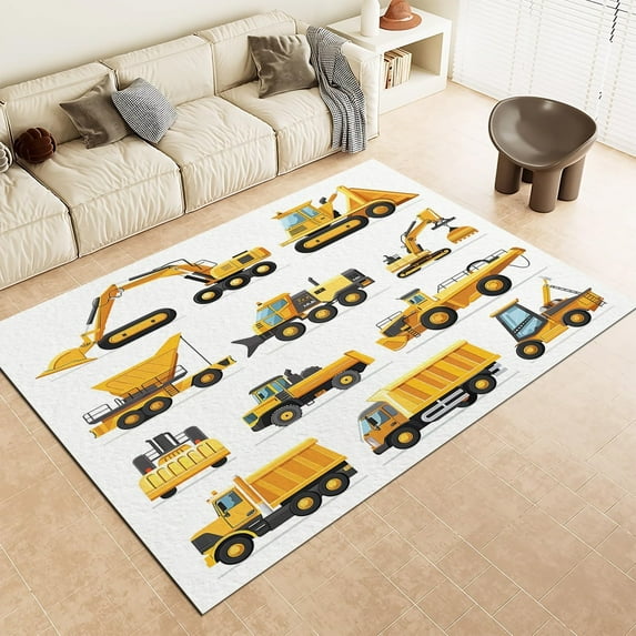 Area Rug Cartoon Print Washable Carpet Indoor Non Slip Rugs Room Sofa Living Bedroom Home Decor Floor Mats 4x5 Non-slip Soft Living Room Modern Durable Indoor Outdoor Easy Clean