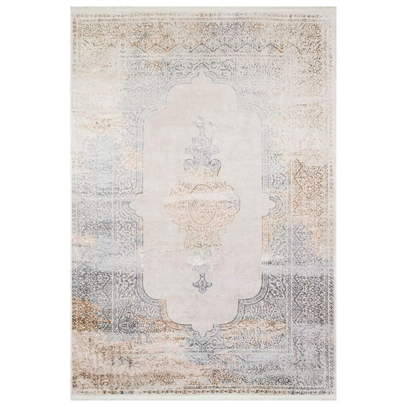 Area Rug (Cream Henna Pattern)