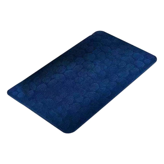 Area Rug, Deep Blue Non Slip Decorative, 15.7 x 23.6 Inch Single Pack Stylish Floor Mat, Suitable for Bathroom Entryway Bedroom Kitchen Living Room Absorbent Washable Indoor Home Decor Carpet Pad