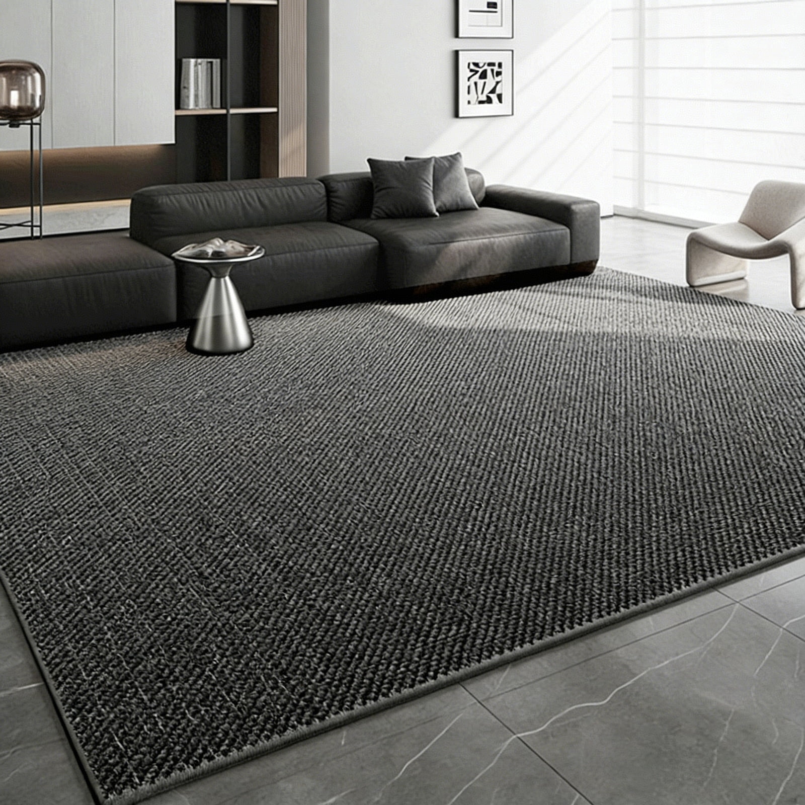 Area Rug Dirt Trapper  Non-Slip Washable Floor Rug, Dirt Resistant & Absorbent Indoor Rug, Low Profile Soft Rug for Entryway, Living Room, Bedroom