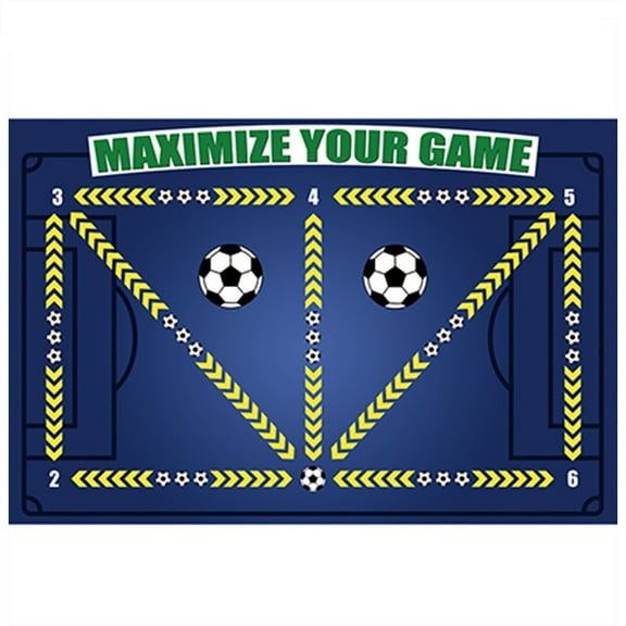 Area Rug Football Training Mat Football Footstep Training Floor Mat Diatom Mud Indoor Sound Insulation Fitness Mat Sports Control Ball Step Footwork Performnce Mat Baby Mat for Floor