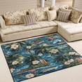 thumbnail image 1 of Area Rug Indoor 63"x48"in Non-Slip Wear Resistant Floor Mats Soft Large Carpets for Living Room Bedroom Home Decor Beautiful Hawaiian, 1 of 7