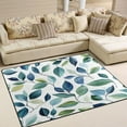 thumbnail image 1 of Area Rug Indoor 63"x48"in Non-Slip Wear Resistant Floor Mats Soft Large Carpets for Living Room Bedroom Home Decor Blue and Green, 1 of 7