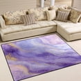 thumbnail image 1 of Area Rug Indoor 80"x58"in Non-Slip Wear Resistant Floor Mats Soft Large Carpets for Living Room Bedroom Home Decor Soft Purple Marble Vortex, 1 of 7
