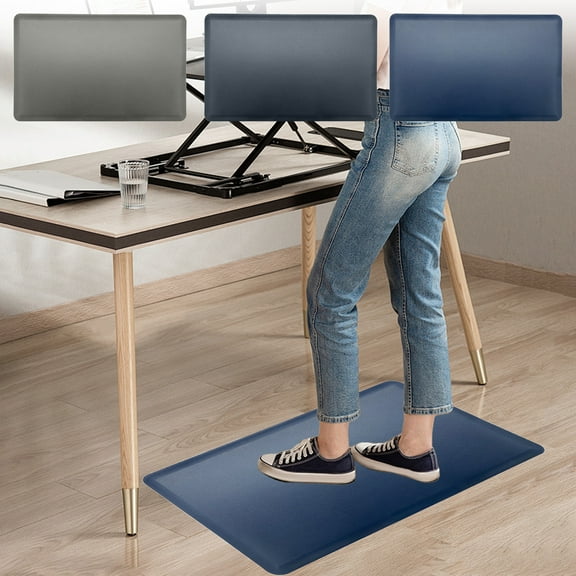 Area Rug Kitchen Rugs Cushioned Kitchen Mats Antifatigue Mat For Floor Nonskid Washable Kitchen Rug Set Water Proof Standing Desk Mat Heavy Duty Comforts Foam Floor for Home Decor17.3X28 in