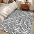 thumbnail image 1 of Area Rug for Living Room, Black White Non-Slip Indoor Large Carpet for Bedroom/Dining Room, Modern Abstract Art Farmhouse Washable Low-Profile Rectangle Floor Mat Runner Rugs - 2.7 x 5 Ft, 1 of 7