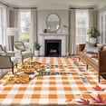 Area Rug for Living Room, Fall Gnomes Non-Slip Indoor Large Carpet for ...