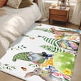 thumbnail image 1 of Area Rug for Living Room, Green Easter Non-Slip Indoor Large Carpet for Bedroom/Dining Room, Eggs Gnomes Bunny Elegant Farmhouse Washable Low-Profile Rectangle Floor Runner Rugs - 4 x 6 Ft, 1 of 7