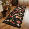 thumbnail image 1 of Boho Runner Rug Living Room Long Area Rug Washable Non Slip Floral Vintage Indoor Floor Carpet Low Pile Long Rugs for Laundry Room, Bedroom, Farmhouse, Dining Room, 1 of 7