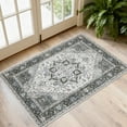 thumbnail image 1 of 2x3 Indoor Entryway Rug, Small Washable Area Rug Non-Slip Vintage Door Mat Entrance, Low Pile Floor Carpet for Door, Entrance, Farmhouse,Bathroom, Bedroom, Kitchen, 1 of 10