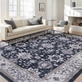 thumbnail image 1 of 8'x10' Area Rugs for Living Room ,Washable Large Vintage Boho Non Slip Rug- Oriental Traditional Farmhouse Carpet for Bedrooms, Dining Room, Home Office, Laundry Room., 1 of 11
