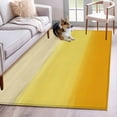 thumbnail image 1 of Area Rug for Living Room, Yellow Ombre Non-Slip Indoor Large Carpet for Bedroom/Dining Room, Modern Abstract Art Abstract Washable Low-Profile Rectangle Floor Runner Rugs - 4 x 6 Ft, 1 of 8