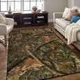 thumbnail image 1 of Area Rug Non-Slip Realistic Forest Camouflage Seamless Pattern Conifer Oak Indoor Outdoor Living Room Bedroom Carpet Rug Home Decor Doormat Yoga Mat Patio 2x3ft, 1 of 6