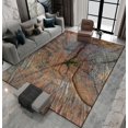 thumbnail image 1 of Area Rug Non-Slip Rug A Full Frame Photograph A Cut Tree Trunk Showing Tree Rings Indoor Outdoor Living Room Bedroom Carpet Home Decor Doormat Yoga Mat Patio Floor Mat 5x7ft, 1 of 6